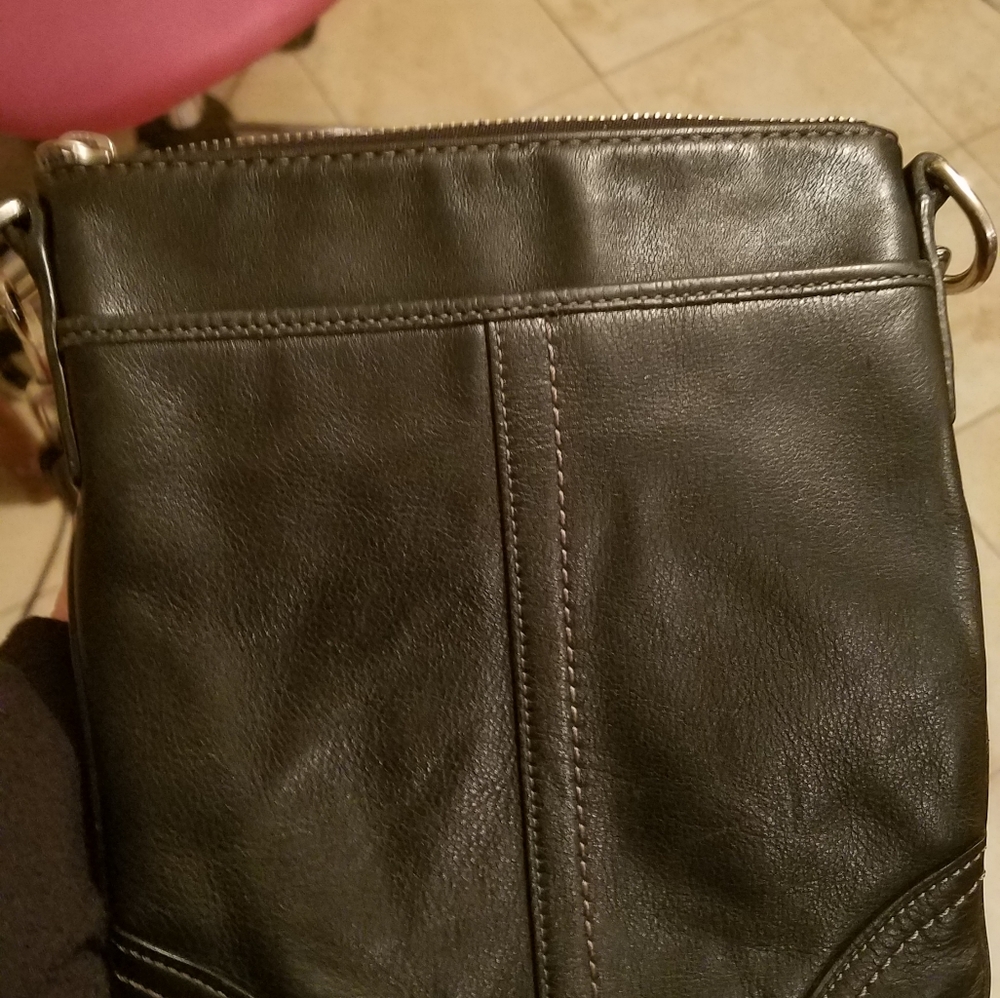 Coach leather crossbody